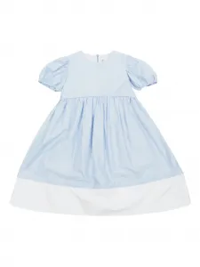 Платье с объемными рукавами Il Gufo, синий