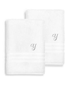 Набор полотенец Linum Home Denzi из турецкого хлопка, 2 шт, белый