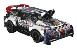 LEGO Технологический механический набор Powered UP Top Gear Rally Car строительные блоки 301 600 деталей 42109