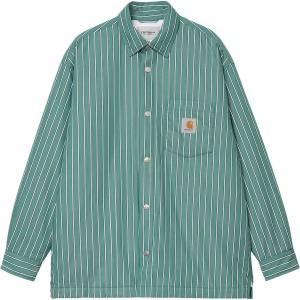 Carhartt WIP Гримсби полосатая жаккардовая рубашка-куртка, Green
