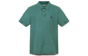 Футболка поло мужская сине-зеленая Timberland