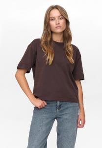 Футболка Nümph NUCIRRA, Black Coffee/Dark Brown