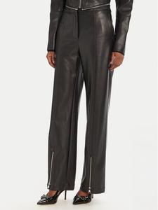Брюки из искусственной кожи straight fit A3W10091 Karl Lagerfeld, черный