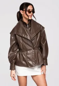 Куртка из искусственной кожи Ombre, Brown