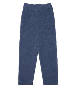 Брюки Bugsy из шерсти и кашемира The Row Kids, Denim Blue Melange