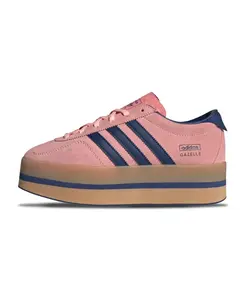 Светящиеся розовые кроссовки Gazelle Stack Adidas, розовый