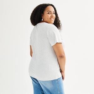 Женская футболка с рисунком грузовика с цветочным принтом, цвет Oatmeal Heather