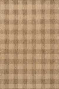 Коврик для внутреннего и наружного использования Falonia Farmhouse nuLOOM, 152x244 см, светло-коричневый