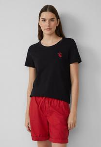 Футболка с принтом MIT STICKEREI s.Oliver, черный