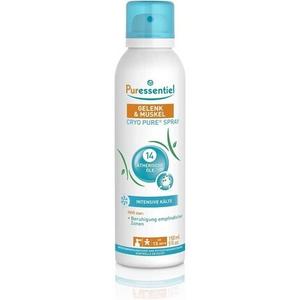 Cryo Pure спрей для суставов и мышц с 14 эфирными маслами, 150 мл, Puressentiel