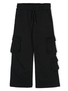 MSGM Kids брюки карго из джерси, черный