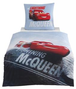 Постельное белье MTOnlinehandel Cars 2-tlg., черный - красный - белый - текстиль - 135 x 200 x 1 см