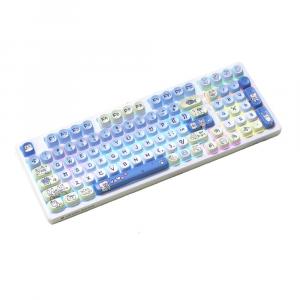 Механическая клавиатура Lenovo Aurora GK10, Blue Switch, Blue Meow, английская раскладка