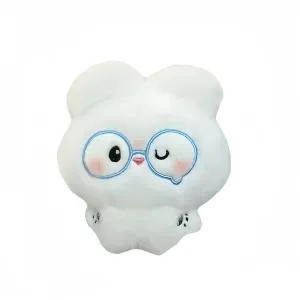 Милый мягкий стеклянный зайчик плюш подвеска 7см высота BUDUO