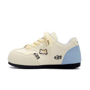 Женские низкие скейтборд-кроссовки Coverage Lightweight Height Increasing HUANQIU, желтый (hidden wedge)