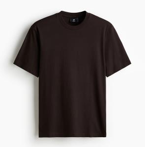 Футболка H&M Regular Fit, коричневый