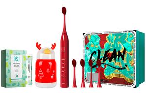 Электрическая зубная щетка AUX, красный