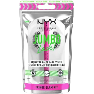 NYX Professional Makeup Jumbo Lashes 2in1 Fringe набор: накладные ресницы, 1 пара + подводка, 1 шт.