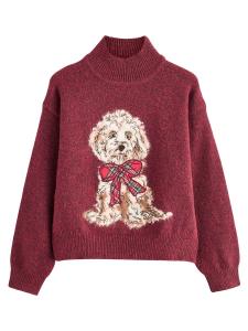 Свитер Next Christmas Dog, Wine Red