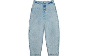 Среднепосадные зауженные джинсы ADER ERROR, светло-голубой