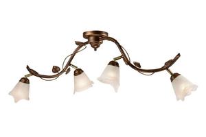 Потолочный светильник Lamkur Bluszcz, коричневый - стекло - 87 x 20 x 87 см