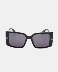 Женские квадратные солнцезащитные очки черного цвета с впрыском Max&Co, чёрный