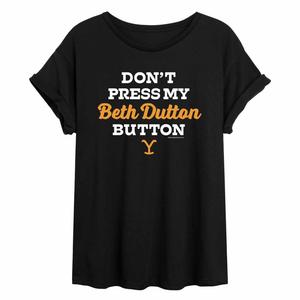 Струящаяся футболка с пуговицами для юниоров Yellowstone Licensed Character