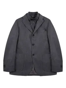 Фланелевая куртка со съемной вставкой Incotex, серый