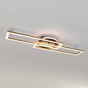 Светодиодный потолочный светильник Reality Leuchten Twister, железо - 1-пламенное - латунь