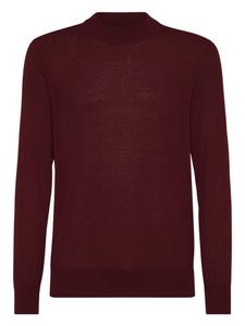 Легкий джемпер Brunello Cucinelli, красный