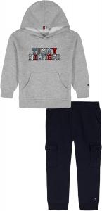 Комплект из 2-х флисовых брюк для мальчиков Tommy Hilfiger, Heather Gray/Navy Blazer