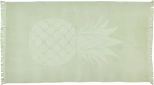 Done. Полотенца для хамама "Ананас", (1 шт.), внутри впитывающая махровая ткань, идеально подходит для сауны или пляжного полотенца 90х160 см (1 шт.), светло-зеленый