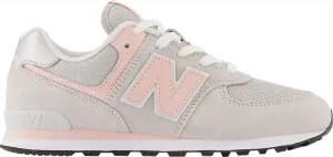 Детские кроссовки New Balance 574 Core Wide, серый/розовый