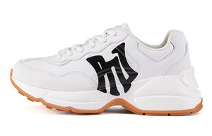 Массивные кеды унисекс с низким верхом белого/черного цвета Pnj