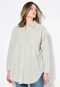 Блузка на пуговицах glitzerstreifen langarm Studio Untold, Algae