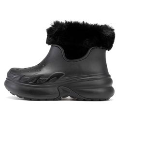 AOKANG Нескользящие, водостойкие, износостойкие, теплые, короткие зимние ботинки, женские, черные