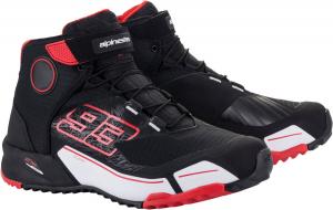 Мотоциклетные ботинки Alpinestars MM93 CR-X Drystar, черный/красный/белый