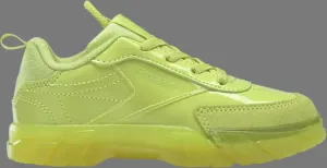 Кроссовки cardi b x club c toddler 'high vis green' Reebok, зеленый