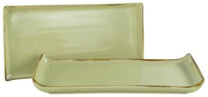 Блюдо Creatable, 16,5x33 см, цвет Salbeigrün