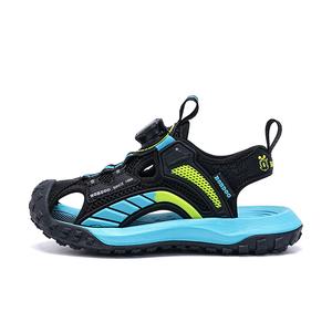 Сандалии детские, противоскользящие и износостойкие, с дышащими подошвами Rebound BOBDOG, серый/синий