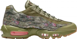 Кроссовки Nike Wmns Air Max 95 'Floral Camo', зеленый