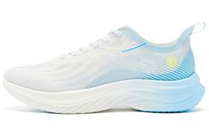 Кроссовки мужские Light Speed 4.0PLUS с амортизацией, противоскользящие, облегченные низкие белые голубые QIAODAN Jordan White Waterdrop Blue