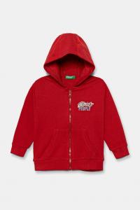 Детская хлопковая толстовка United Colors Of Benetton, красный