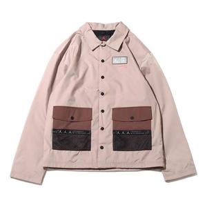 Куртка Men's Air Jordan x Paris Saint-Germain Series Alphabet Printing Logo Label Big Pocket Jacket Brown DM3105-010, коричневый