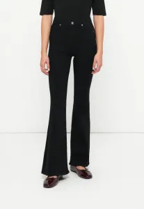 Джинсы onlhella life с высокой талией, ретро-расклешенные. Only, Black Denim