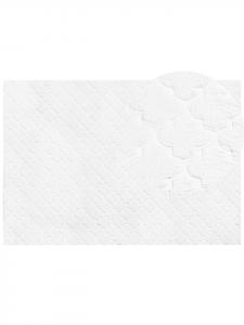 Beliani Пушистый плед GHARO белого цвета - (Ш) 160 x (Д) 230 см