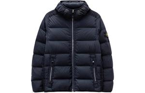 Пуховик мужской темно-синий Stone Island, синий
