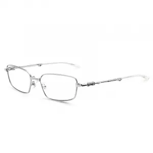GENTLE MONSTER Металлическая оправа для очков неправильной формы унисекс серебристая, Silver