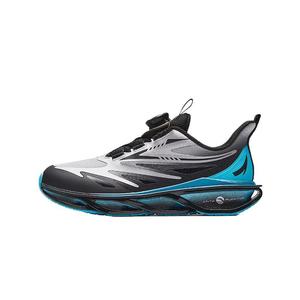 Детские кроссовки с низким верхом, амортизирующие, износостойкие, дышащие Antakids, серебряный/черный