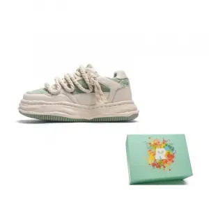 RELAXURSELF Дышащие низкие скейтерские кроссовки для увеличения роста унисекс зеленые, цвет Green